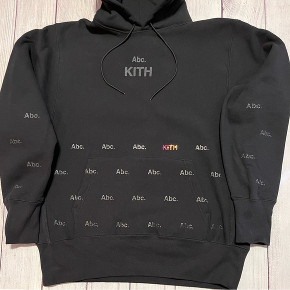 Kith x Advisory Board Crystals Holograph hoodie size M - Picture 3 of 6